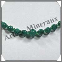 MALACHITE - Collier Perles 4  8 mm en dgrad - 46 cm - M001