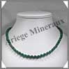 MALACHITE - Collier Perles 6 mm - 46 cm - M001 Zare
