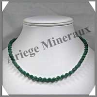 MALACHITE - Collier Perles 6 mm - 46 cm - M001