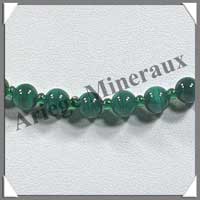 MALACHITE - Collier Perles 6 mm - 46 cm - M001