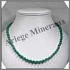 MALACHITE - Collier Perles 6 mm - 49 cm - M002 Zare