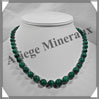 MALACHITE - Collier Perles 6  12 mm en dgrad - 48 cm - M003 Zare