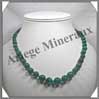 MALACHITE - Collier Perles 6  12 mm en dgrad - 46 cm - M004 Zare