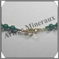 MALACHITE - Collier Perles 6  12 mm en dgrad - 55 cm - M005