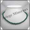 MALACHITE - Collier Perles 7 mm - 46 cm - M002 Zare