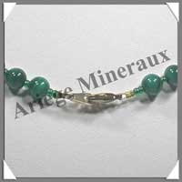 MALACHITE - Collier Perles 7 mm - 46 cm - M002