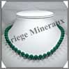 MALACHITE - Collier Perles 8 mm - 45 cm - C002 Zare