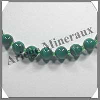 MALACHITE - Collier Perles 8 mm - 44 cm - M001