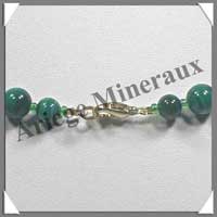 MALACHITE - Collier Perles 8 mm - 44 cm - M001