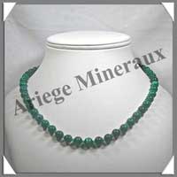 MALACHITE - Collier Perles 8 mm - 45 cm - M003