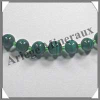 MALACHITE - Collier Perles 8 mm - 45 cm - M003