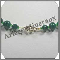 MALACHITE - Collier Perles 8 mm - 45 cm - M003