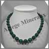 MALACHITE - Collier Perles 8  15 mm en dgrad - 49 cm - M002 Zare