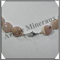 MOKAITE - Collier Compos - Disques 14 mm et Ovales 10x20 mm - 45 cm - C026