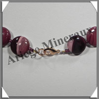 MOKAITE - Collier Compos - Disques 14 mm et Ovales 12x18 mm alterns - 44 cm - C032