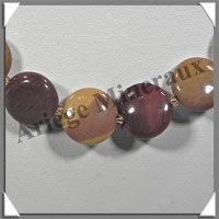 MOKAITE - Collier Compos - Disques 14 mm - 49 cm - C019