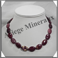 MOKAITE - Collier Compos - Ovales 18x12 mm - 43 cm - C025