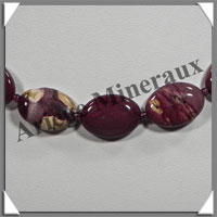 MOKAITE - Collier Compos - Ovales 18x12 mm - 43 cm - C025