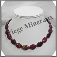 MOKAITE - Collier Compos - Ovales 18x12 mm - 43 cm - C034