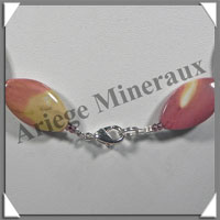 MOKAITE - Collier Compos - Ovales 25x10 mm - 50 cm - C021