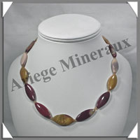 MOKAITE - Collier Compos - Ovales 30x15 mm - 46 cm - C023