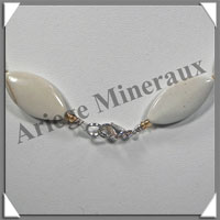 MOKAITE - Collier Compos - Ovales 30x15 mm - 46 cm - C023