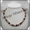 MOKAITE - Collier Perles 10 mm - 47 cm - C001 Australie