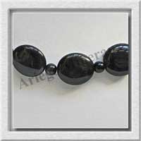 OEIL CELESTE - Collier Compos - Disques 14 mm et Ovales 16x18 mm - 45 cm - N002