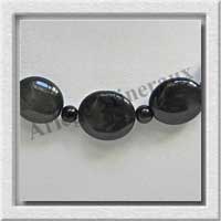 OEIL CELESTE - Collier Compos - Disques 14 mm et Ovales 16x18 mm - 48 cm - N003