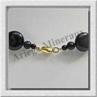 OEIL CELESTE - Collier Compos - Disques 14 mm et Ovales 16x18 mm - 44 cm - N005