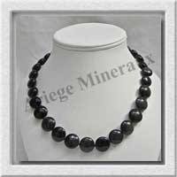 OEIL CELESTE - Collier Compos - Disques 14 et 16 mm en dgrad - 49 cm - A001