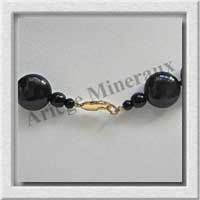 OEIL CELESTE - Collier Compos - Disques 14 et 16 mm en dgrad - 49 cm - A001