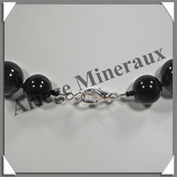 OEIL CELESTE - Collier Perles 14 et 16 mm en altern - 43 cm - A002