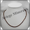 OEIL DE TIGRE - Collier Perles 4 mm - 48 cm - C002 Afrique du Sud