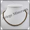 OEIL DE TIGRE - Collier Perles 6 mm - 46 cm - M002 Afrique du Sud