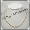 PERLES ROSES - Collier Perles 5 mm - 44 cm - N001 Pacifique