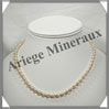PERLES ROSES - Collier Perles 5 mm - 43 cm - N002 Pacifique