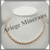 PERLES ROSES - Collier Perles 7 mm - 43 cm - N001 Pacifique