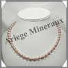 PERLES ROSES - Collier Perles 8 mm - 45 cm - N001 Pacifique