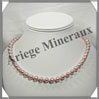 PERLES ROSES - Collier Perles 8 mm - 45 cm - N005 Pacifique