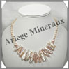 PERLES ROSES - Collier Perles Plates - 45 cm - N001 Pacifique