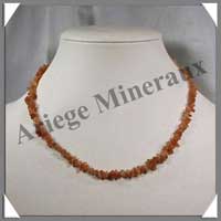 PIERRE DE SOLEIL (Vritable) - Collier Baroque - 40 cm - MCXPS