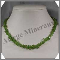 PERIDOT (Olivine) - Collier Baroque - 40 cm - C30026