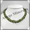 PERIDOT (Olivine) - Collier Baroque - Nuggets 5x12 mm - 47 cm - M001 USA