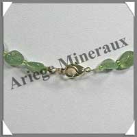 PERIDOT (Olivine) - Collier Compos - Nuggets 5  10 mm en dgrad - 46 cm - C005