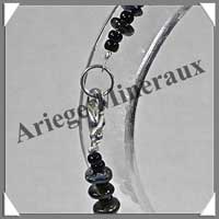 PIETERSITE - Collier Compos - Soucoupes 7x3 mm - 51 cm - C001