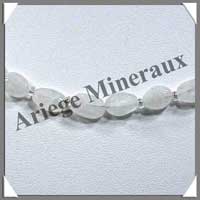 PIERRE de LUNE - Collier Compos - Ovales 8x6 mm - 47 cm - M001
