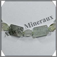 PRENHITE - Collier Compos - Rectangles de 20x11 mm et Ovales 10x8 mm en dgrad - 43 cm - C006