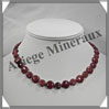PIERRE de SOLEIL (Synthse) - Collier Compos - Disques 10 et 12 mm alterns - 45 cm - A004 Chine