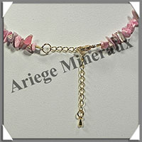 RHODOCHROSITE - Collier Baroque - Morceaux Moyens - 43 cm - M001